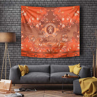 Dutch Empire Tapestry Tulip Ornaments Vintage Style - Wonder Print Shop