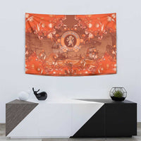 Dutch Empire Tapestry Tulip Ornaments Vintage Style - Wonder Print Shop