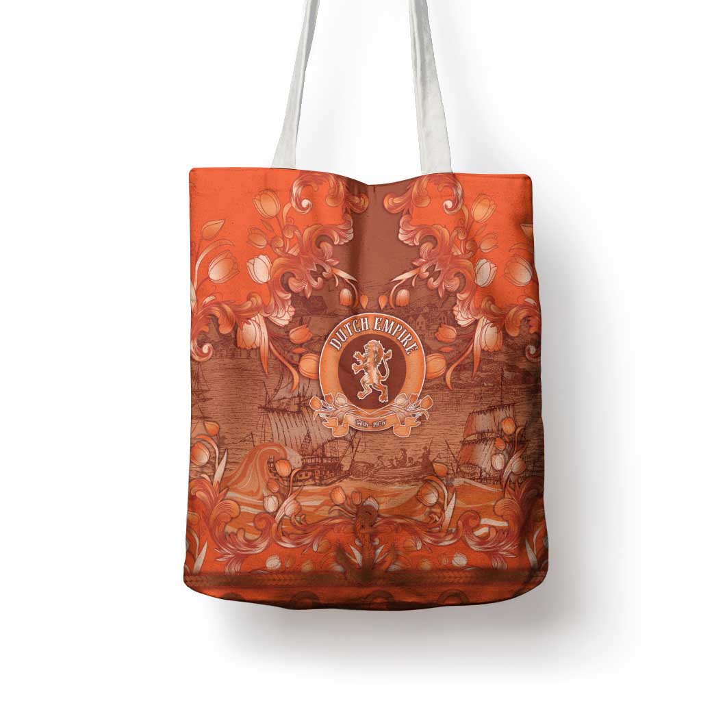 Dutch Empire Tote Bag Tulip Ornaments Vintage Style - Wonder Print Shop