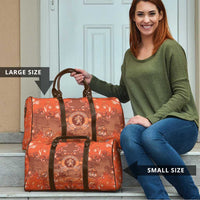 Dutch Empire Travel Bag Tulip Ornaments Vintage Style - Wonder Print Shop