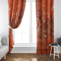 Dutch Empire Window Curtain Tulip Ornaments Vintage Style - Wonder Print Shop