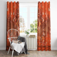 Dutch Empire Window Curtain Tulip Ornaments Vintage Style - Wonder Print Shop