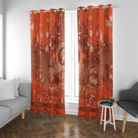 Dutch Empire Window Curtain Tulip Ornaments Vintage Style - Wonder Print Shop