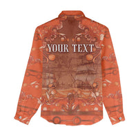 Personalized Dutch Empire Women Casual Shirt Tulip Ornaments Vintage Style - Wonder Print Shop