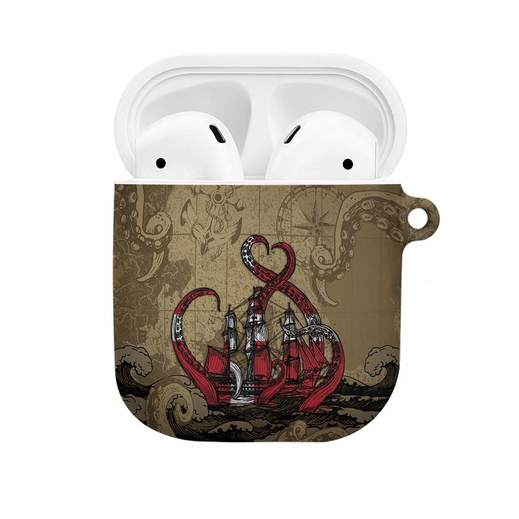 Danish Empire AirPods Case Denmark Norway Union And Kraken - Wonder Print Shop