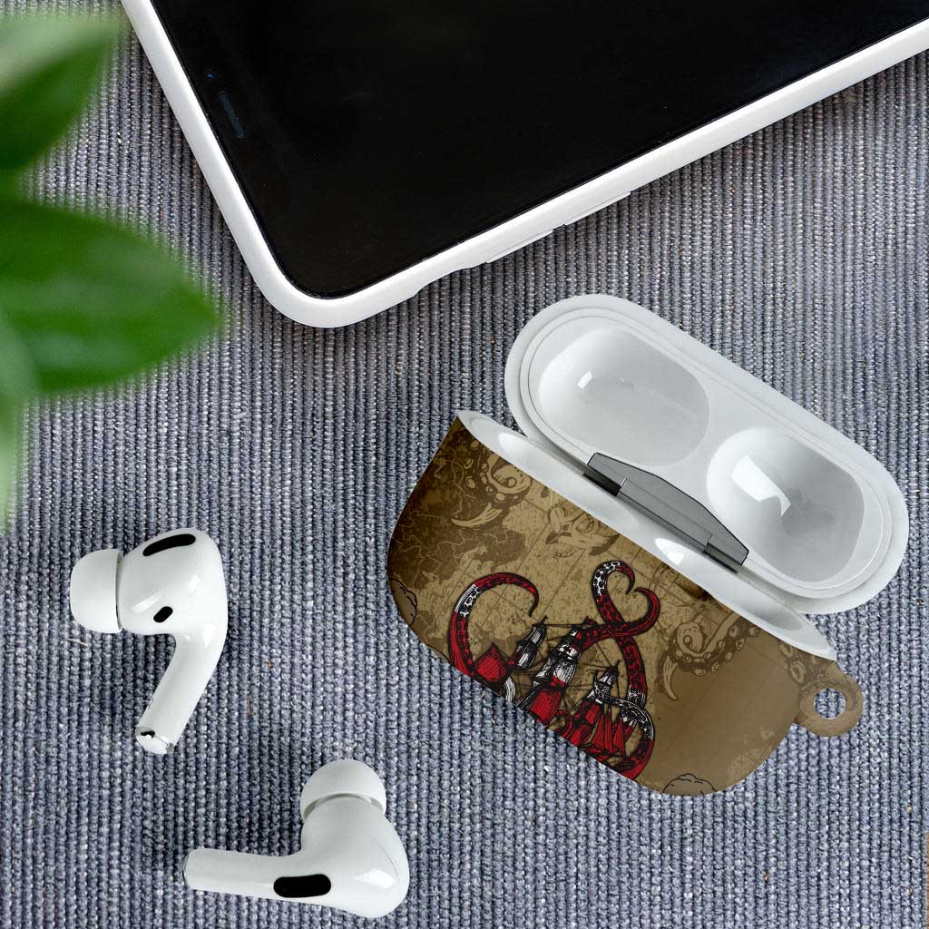 Danish Empire AirPods Case Denmark Norway Union And Kraken - Wonder Print Shop