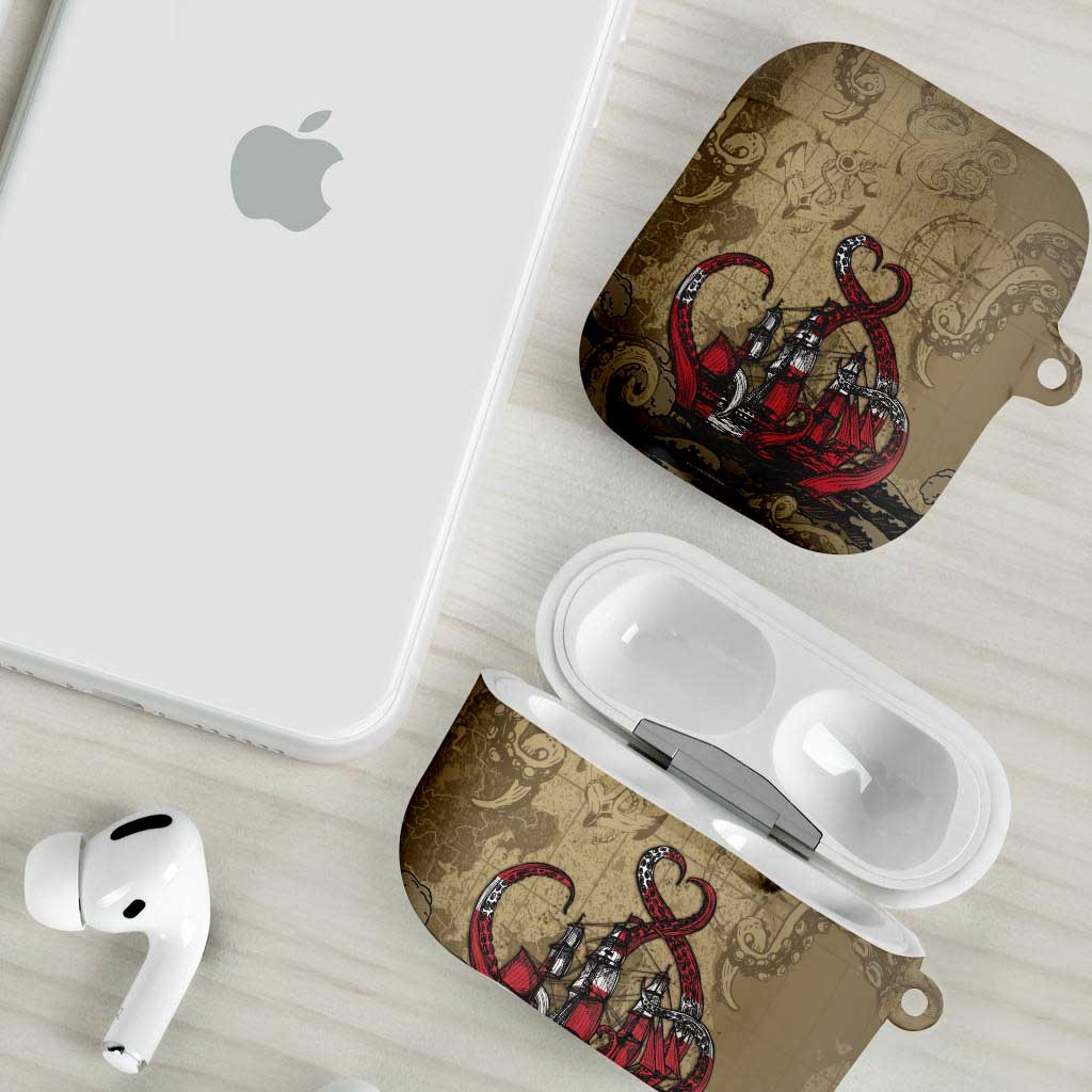 Danish Empire AirPods Case Denmark Norway Union And Kraken - Wonder Print Shop