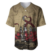 Danish Empire Baseball Jersey Denmark Norway Union And Kraken - Wonder Print Shop