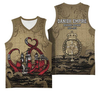 Danish Empire Basketball Jersey Denmark Norway Union And Kraken - Wonder Print Shop