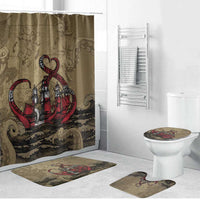 Danish Empire Bathroom Set Denmark Norway Union And Kraken - Wonder Print Shop