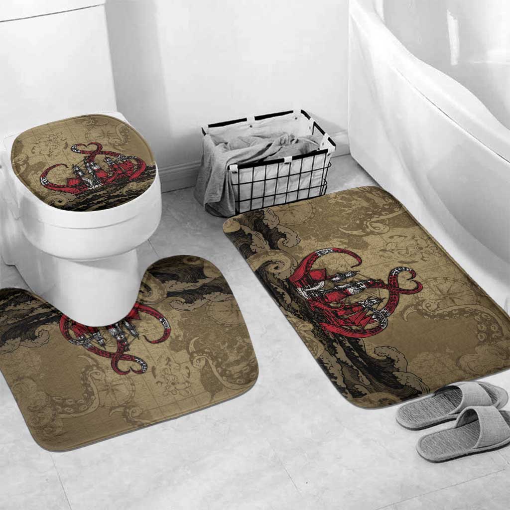 Danish Empire Bathroom Set Denmark Norway Union And Kraken - Wonder Print Shop