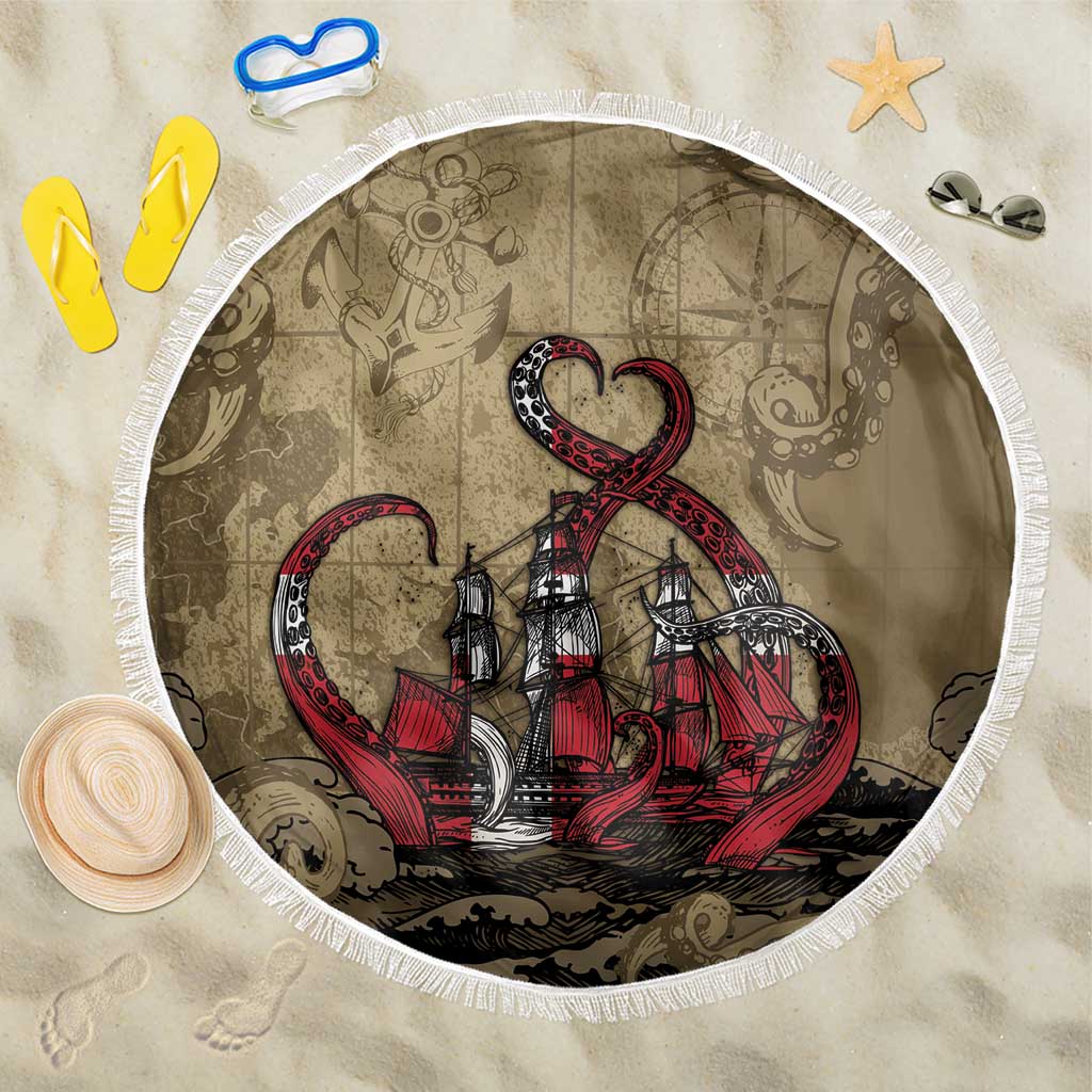 Danish Empire Beach Blanket Denmark Norway Union And Kraken - Wonder Print Shop