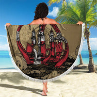 Danish Empire Beach Blanket Denmark Norway Union And Kraken - Wonder Print Shop