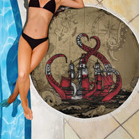 Danish Empire Beach Blanket Denmark Norway Union And Kraken - Wonder Print Shop