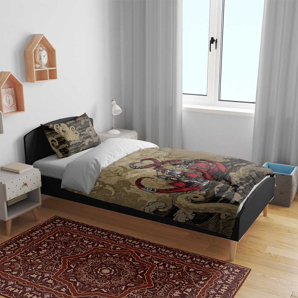 Danish Empire Bedding Set Denmark Norway Union And Kraken - Wonder Print Shop