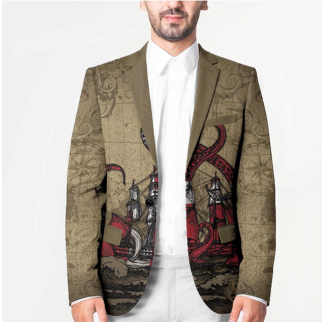 Danish Empire Blazer Denmark Norway Union And Kraken - Wonder Print Shop