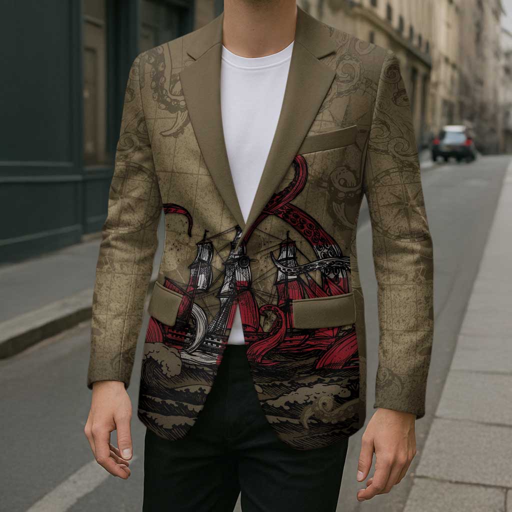 Danish Empire Blazer Denmark Norway Union And Kraken - Wonder Print Shop
