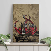 Danish Empire Canvas Wall Art Denmark Norway Union And Kraken - Wonder Print Shop