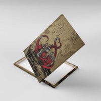 Danish Empire Canvas Wall Art Denmark Norway Union And Kraken - Wonder Print Shop