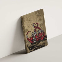 Danish Empire Canvas Wall Art Denmark Norway Union And Kraken - Wonder Print Shop