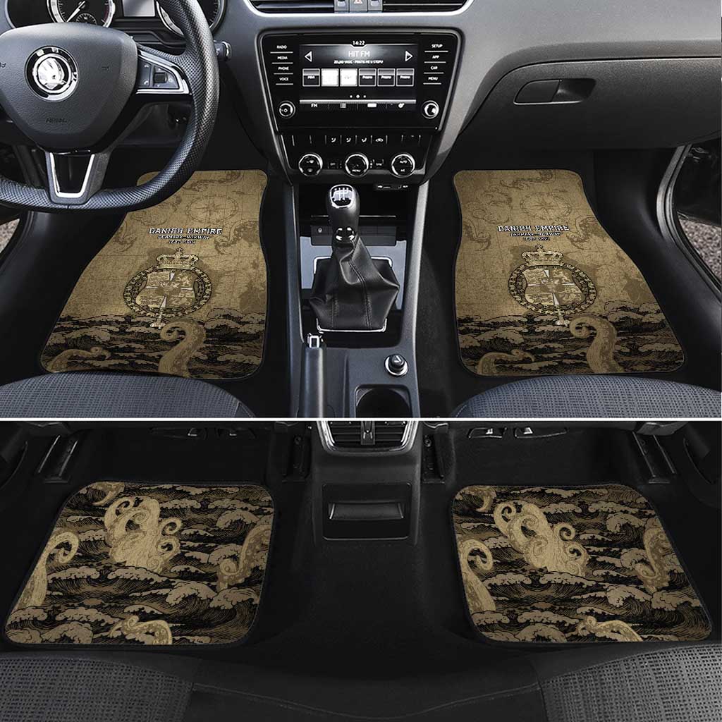Danish Empire Car Mats Denmark Norway Union And Kraken - Wonder Print Shop