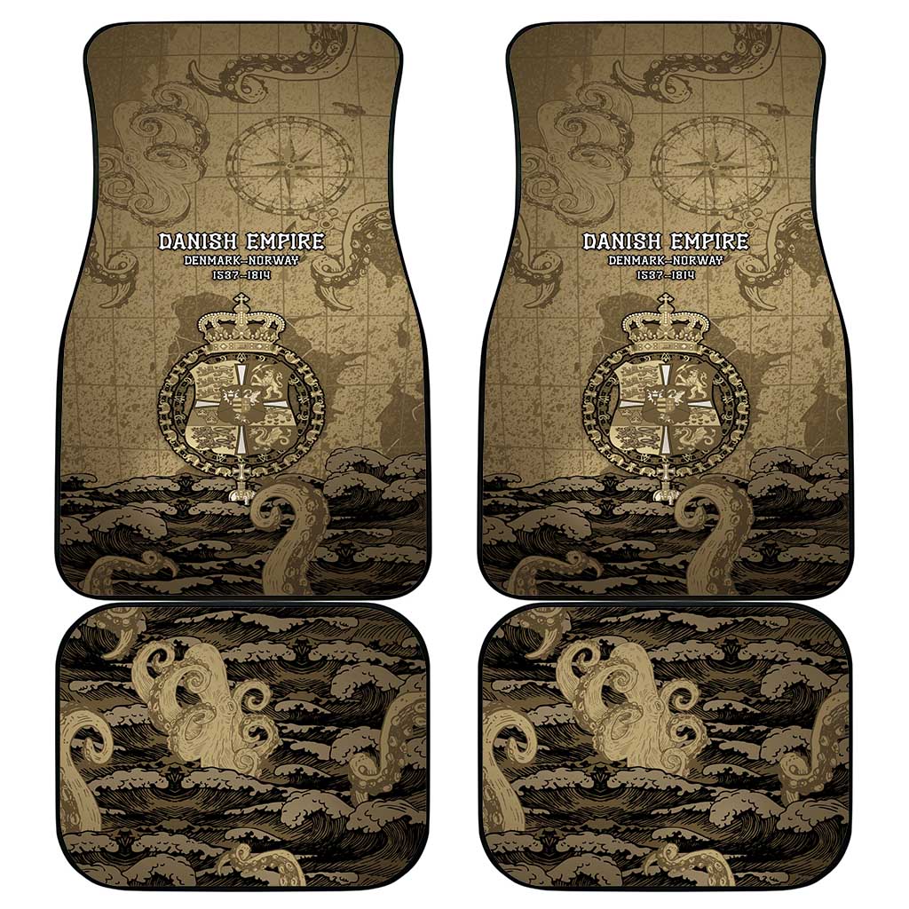 Danish Empire Car Mats Denmark Norway Union And Kraken - Wonder Print Shop