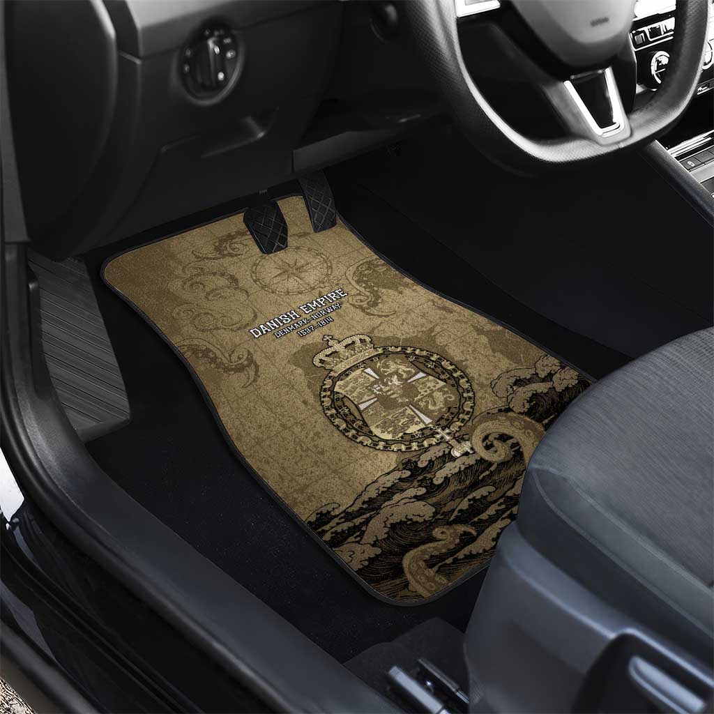 Danish Empire Car Mats Denmark Norway Union And Kraken - Wonder Print Shop