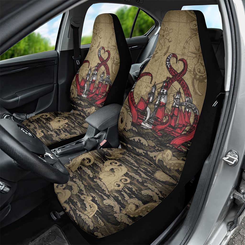 Danish Empire Car Seat Cover Denmark Norway Union And Kraken - Wonder Print Shop
