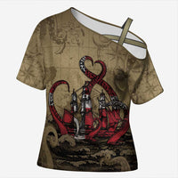 Danish Empire Cross Shoulder Shirt Denmark Norway Union And Kraken - Wonder Print Shop