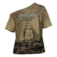 Danish Empire Cross Shoulder Shirt Denmark Norway Union And Kraken - Wonder Print Shop
