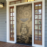 Danish Empire Door Cover Denmark Norway Union And Kraken - Wonder Print Shop