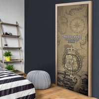 Danish Empire Door Cover Denmark Norway Union And Kraken - Wonder Print Shop