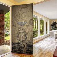 Danish Empire Door Cover Denmark Norway Union And Kraken - Wonder Print Shop