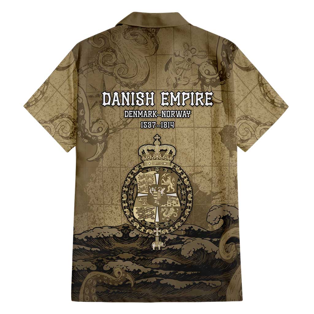 Danish Empire Family Matching Long Sleeve Bodycon Dress and Hawaiian Shirt Denmark Norway Union And Kraken - Wonder Print Shop
