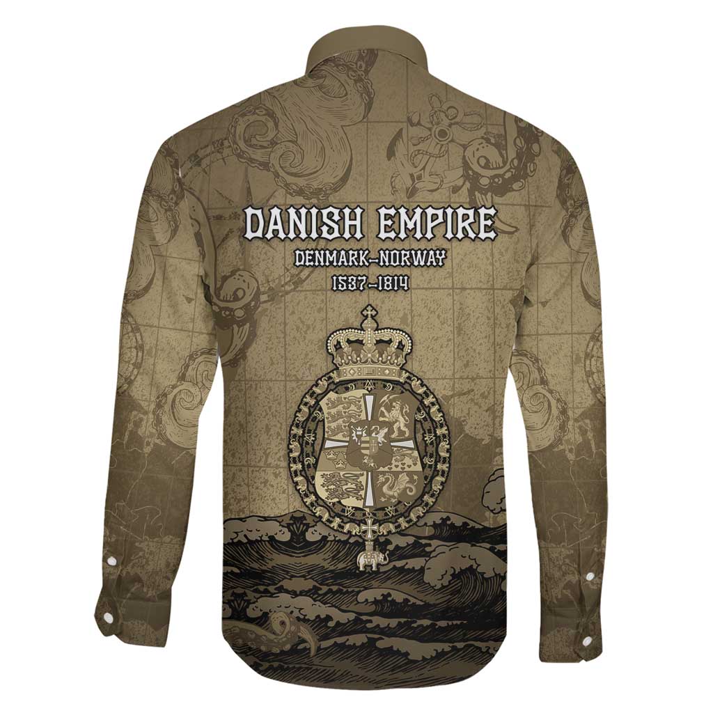 Danish Empire Family Matching Mermaid Dress and Hawaiian Shirt Denmark Norway Union And Kraken - Wonder Print Shop