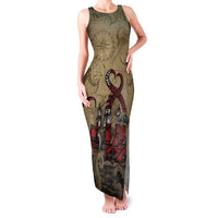Danish Empire Family Matching Tank Maxi Dress and Hawaiian Shirt Denmark Norway Union And Kraken - Wonder Print Shop