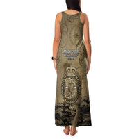 Danish Empire Family Matching Tank Maxi Dress and Hawaiian Shirt Denmark Norway Union And Kraken - Wonder Print Shop