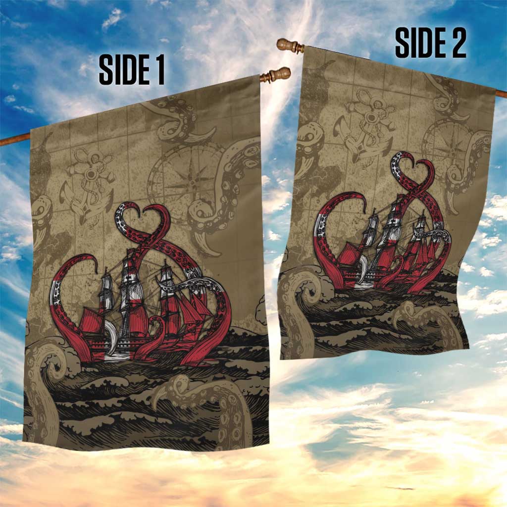 Danish Empire Garden Flag Denmark Norway Union And Kraken - Wonder Print Shop