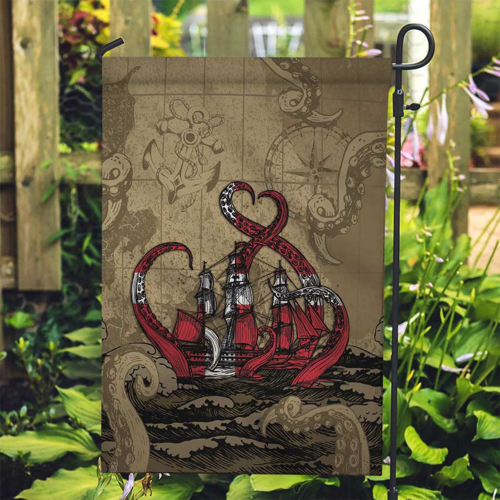 Danish Empire Garden Flag Denmark Norway Union And Kraken - Wonder Print Shop