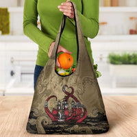 Danish Empire Grocery Bag Denmark Norway Union And Kraken - Wonder Print Shop