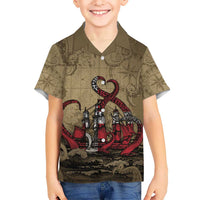 Danish Empire Hawaiian Shirt Denmark Norway Union And Kraken - Wonder Print Shop