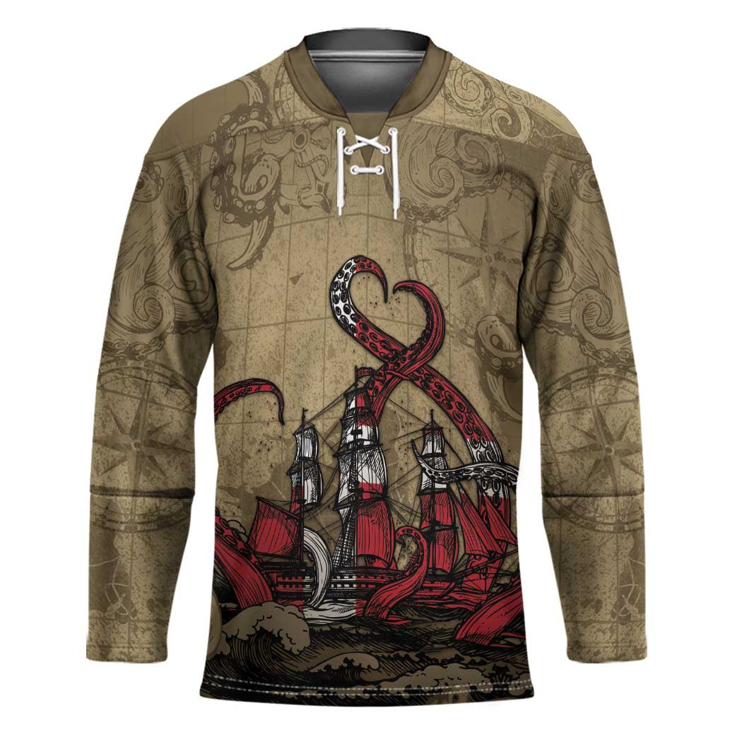 Danish Empire Hockey Jersey Denmark Norway Union And Kraken - Wonder Print Shop