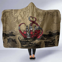 Danish Empire Hooded Blanket Denmark Norway Union And Kraken - Wonder Print Shop