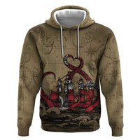 Danish Empire Hoodie Denmark Norway Union And Kraken - Wonder Print Shop