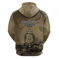 Danish Empire Hoodie Denmark Norway Union And Kraken - Wonder Print Shop