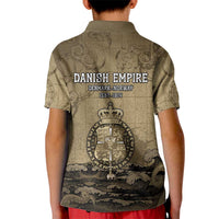 Danish Empire Kid Polo Shirt Denmark Norway Union And Kraken - Wonder Print Shop