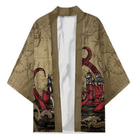 Danish Empire Kimono Denmark Norway Union And Kraken - Wonder Print Shop