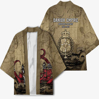 Danish Empire Kimono Denmark Norway Union And Kraken - Wonder Print Shop