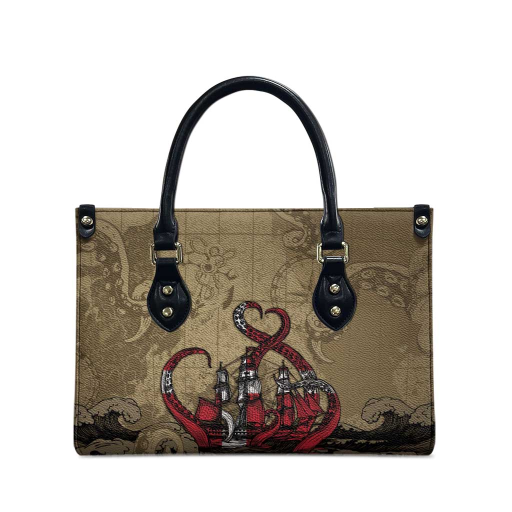 Danish Empire Leather Bag Denmark Norway Union And Kraken - Wonder Print Shop