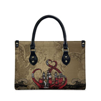 Danish Empire Leather Bag Denmark Norway Union And Kraken - Wonder Print Shop